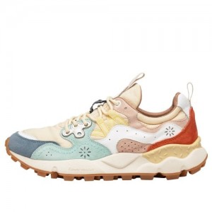 Blue Flower Mountain Yamano 3 Women's Sneakers | MCF7025SE