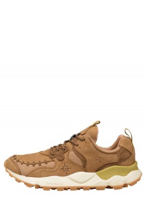 Brown Flower Mountain Yamano Uni Uw Women's Sneakers | MSB7095QR