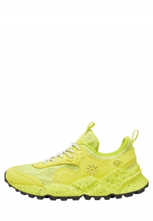 Yellow Flower Mountain Kotetsu Uni Men's Sneakers | ZLH54100TH