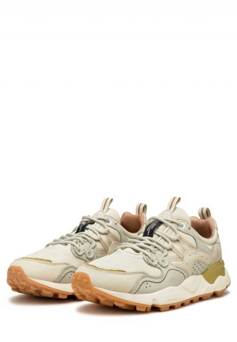 Beige Flower Mountain Yamano 3 Uni Uw Men's Sneakers | TXB1549YB