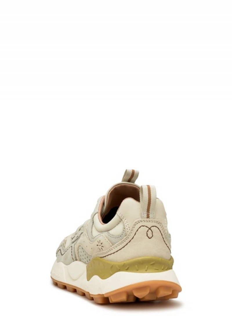 Beige Flower Mountain Yamano 3 Uni Uw Men's Sneakers | TXB1549YB