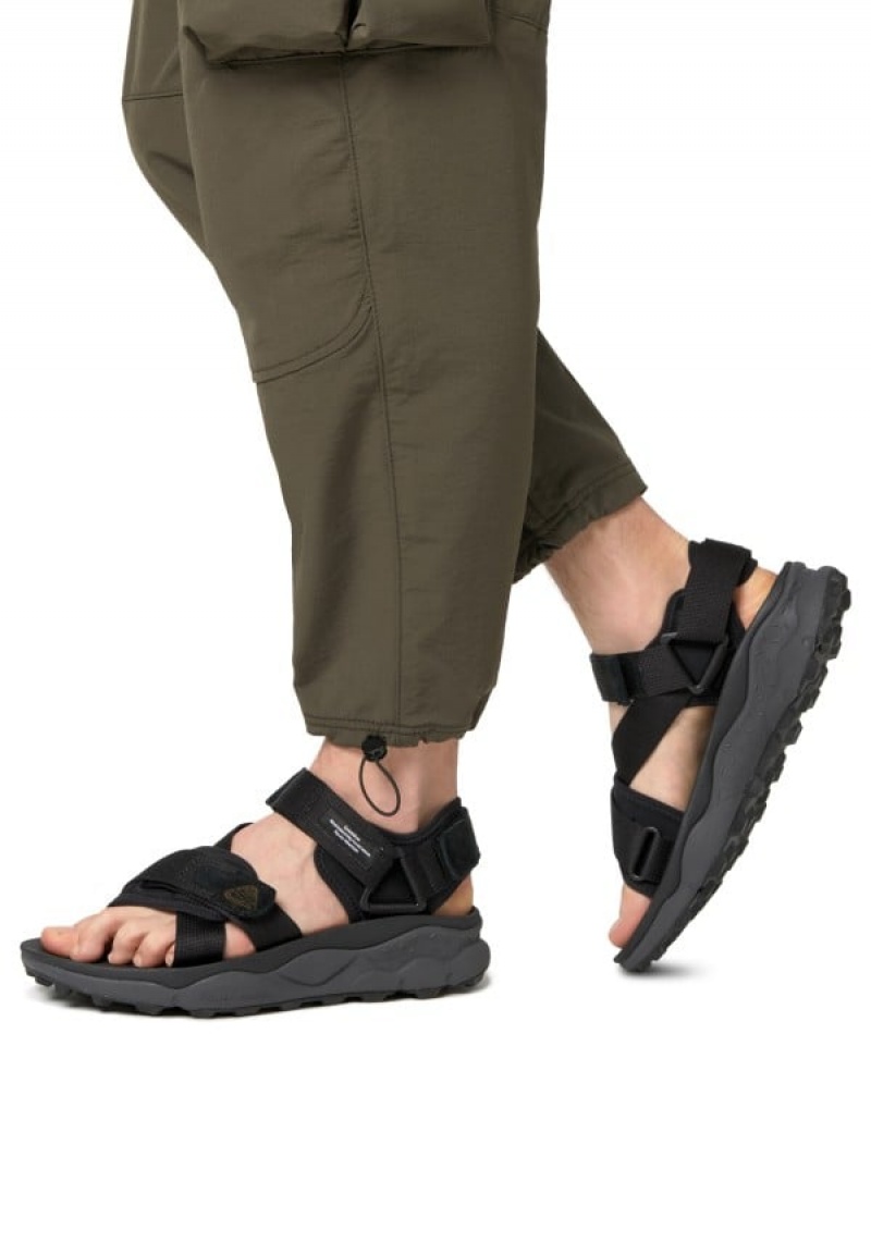 Black Flower Mountain Nazca 2 Men's Sandals | KRD9965BZ