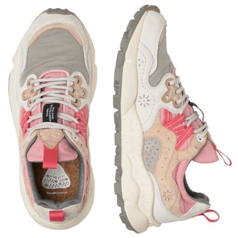 Grey Flower Mountain Yamano 3 Women's Sneakers | LDQ3290ND