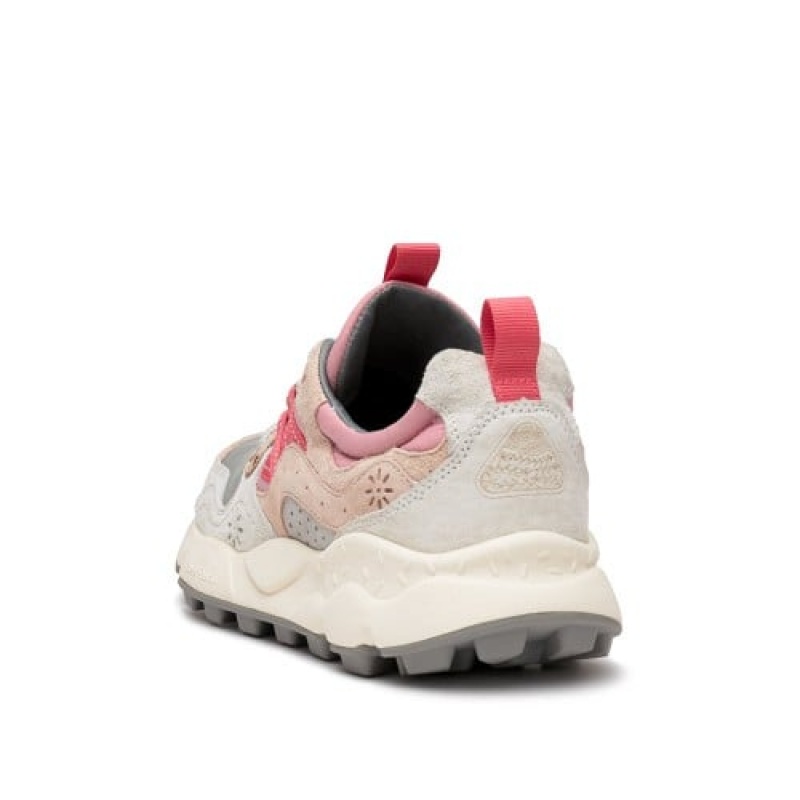 Grey Flower Mountain Yamano 3 Women's Sneakers | LDQ3290ND