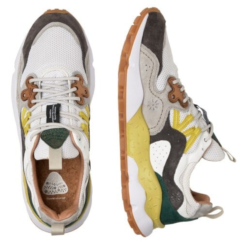 White Flower Mountain Yamano 3 Men's Sneakers | BRN6629YW